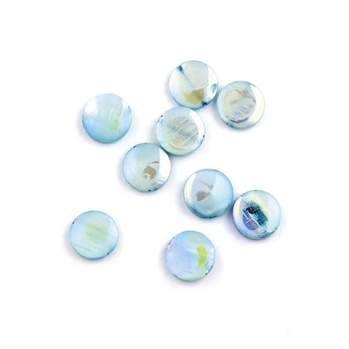 10mm Lustre Disc Shell Bead (available in 4 colours)